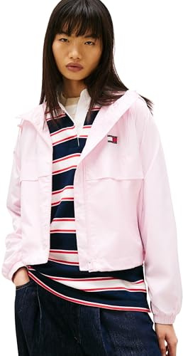 Tommy Jeans Damen Windbreaker Jacke Essential mit Kapuze