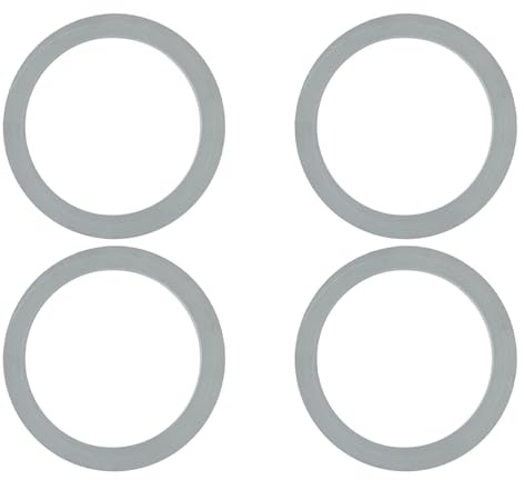 Paquete de 4 juntas tóricas for licuadora, compatibles con Oster y Osterizer. Repuestos for licuadora. Junta tórica de goma.