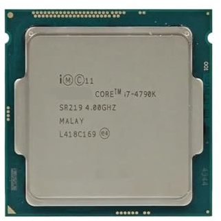 Processore Core i7 4790K Cache quad-core da 4,0 GHz da 8 MB con grafica HD 4600 TDP 88 W Desktop LGA 1150 CPU