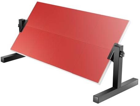 Tischtennis Rebound Board, Tischtennis-Rückprallbrett PingPong Rebounder Rücksprungbrett Selbsttrainingsausrüstung 360° Einstellbare Trainingsgerät mit 8 Gummiblöcken