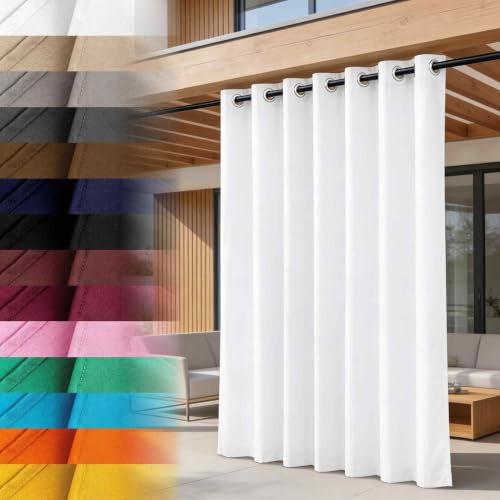 Lantigo Outdoor Weiß Gelb 155x190 cm wasserabweisend Pergola Set | Polyester Oxford 500D UV-beständig · Höhe 190 cm ideal für Balkon & Loungebereich · Pergola, Carport · 14 Farben