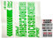 Ecoshirt C1-3K6Y-55GT Aufkleber Fork Rock Shox Pike 2018 Am187 Aufkleber Decals Aufkleber Gabel, Neongrün 069