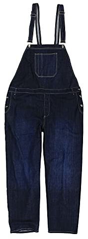 Abraxas Jeans Latzhose in Herrenübergröße, Stonewash-Blue, Größe:12XL