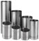 Chabrias Stainless Steel Copper Thimble Measure Bar Pub Club Spirit Measure CE Marked Government Stamped (Silver, Full 7 Piece Set)