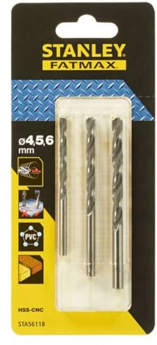 stanley STA56118 4.5.6 mm Metal Drill Bit