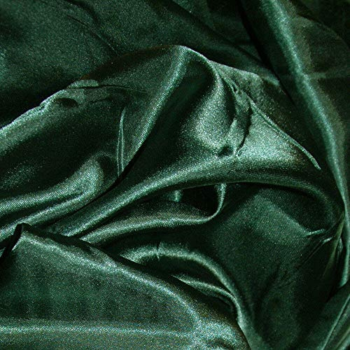 FYVIE STAR FABRICS Silky Satin Dress Craft Fabric Plain Luxury Wedding Material 150cm Wide. When Selecting 3 or More Metres of Any One Given Colour. Bottle