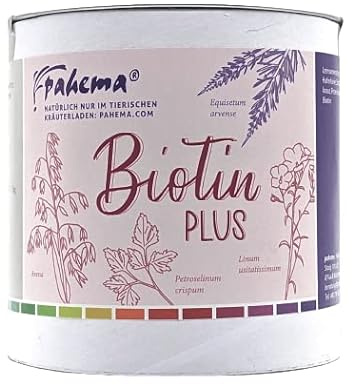 Pahema Biotin Plus 200 g – für Fell und Krallen bei Hunden und Katzen | hochdosiert • Für die tägliche Ergänzung der Ration geeignet