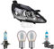 EISENFELS Bundle Set 70804901 Scheinwerfer rechts + Leuchtmittel H7 NIGHT BREAKER + PY21W Diadem Chrome + HB3 NIGHT BREAKER kompatibel mit 308 SW II