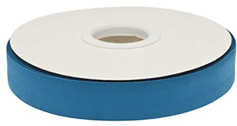 20m Schrägband Polycotton unifarben 20mm breit gefalzt Einfassband Farbwahl, Farbe:petrol