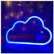 ENUOLI Neon Light Cloud Neon Signs Cloud Neon Lights Blue Neon Light Signs for Bedroom Walls Neon Night Lights for Children LED Neon Signs Battery/USB Neon Light Cloud Neon Light up Signs for Party