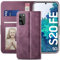 YATWIN Case for Samsung Galaxy S20 FE 5G 2022, Flip Wallet Leather Case with Card Holder Kickstand Phone Cases Cover for Samsung S20 FE 4G/5G - Wine Red