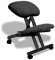 cinius Ergonomischer Stuhl Orthopädischer Kniestuhl Computerstuhl Kniehocker (Made in Italy) schwarz/schwarz Farbe