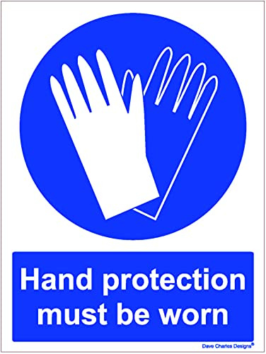 Cartel de vinilo autoadhesivo A5, 150 mm x 200 mm, con las señales de seguridad y salud más claras