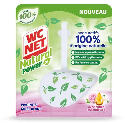 WC Net Natural Power Bloc Pivoine & Musc Blanc 36,5 g
