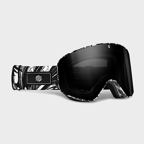 SIROKO - Snowboard- und Skibrillen OTG GX HalfpipeSchwarz/Weiß