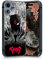 HOSCLANS Japanische Anime-Abdeckung Anti-Drop Cartoon Shell Manga Muster Mode Weiches Silikon Glänzend Glas Schutzhülle Handyhüllen (für iPhone 14 Pro Max, Guts Berserker)