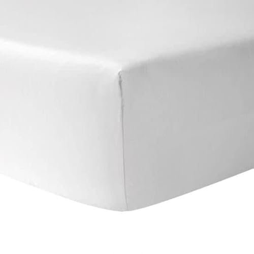 Drap Housse Coton (Blanc, 140 X 190 cm)