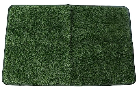 Zerodis Pet Turf Toilet Tray,Reusable Dog Training Potty Pad Tray Puppy Potty Training Grass Tray Dog Replacement Grass Pee Pads for Dogs and Small Pets Potty Training