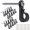 Uni-Fine Shop - Ganci a vite Q-Hanger per interni ed esterni, per luci di Natale, garage, Capodanno, feste per esterni