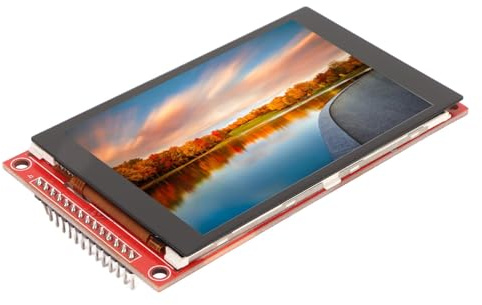 Lazmin112 3,5-Zoll-TFT-LCD-Anzeigemodul, Touch-Funktion, Geringer Stromverbrauch, Multifunktion, mit Speicherkartensteckplatz, für Ras Pi