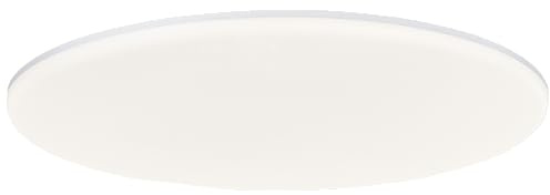 Lightbox Basic LED Deckenlampe - 5 cm, Ø 45 cm - funktionale Deckenleuchte in Weiß - staub- & spritzwassergeschützt (IP44) - 46 W, 6000 lm, 4000 K - aus Kunststoff