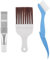 BRISKORE Lot de 3 peignes pour radiateurs, nettoyage de climatisation, nettoyage de radiateur, brosse de radiateur de voiture