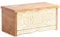 Woodkings Truhenbank Delhi | rustikale Truhe 88x44x48 aus Mangoholz | Vielseitig einsetzbar in Schlafzimmer, Badezimmer, Flur | Stilvolle Aufbewahrung