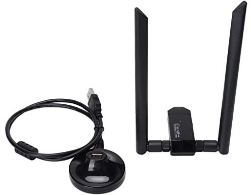 USB WiFi Adapter, 2.4G 5G Long Range Wireless Network Card for Desktop for PC