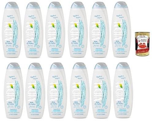 Vidal Bagnoschiuma Hydra Pure Schaumbäder Bades bath shower foam 12x 500 ml Pflege und Reinigung des Körpers + Italian Gourmet polpa 400g