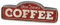 HOMSFOU Kaffee-Retro-Lampe Café-Wandlaterne Neon-Nachtlicht im Restaurant leuchtender Kaffee Nostalgie-Wandleuchte led wall lights wall lamp led LED-Kaffeelicht Kaffee Licht rot