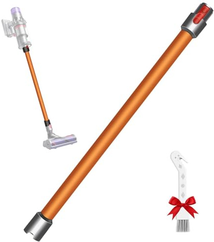 Quick Release Extension Wand Compatible for Dyson V15 V11 V10 V8 V7 Vacuum | Replacement Rod for Dyson Stick Vacuum Cleaners Attachment Extension Tube 74cm (Orange)