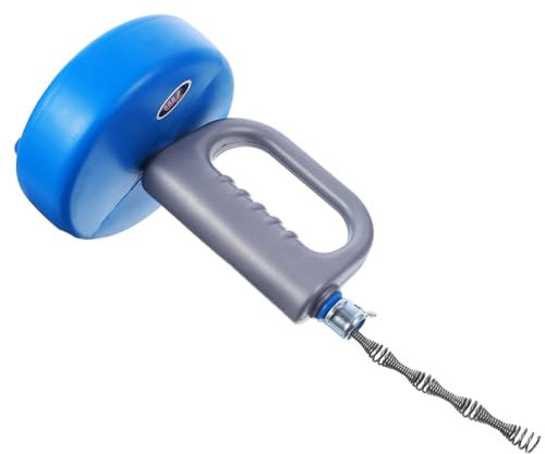 Hemobllo 1 Pc draga fognaria sgocciolatoio salvalavello Pulitore di scarico Sblocchi del water detersivo drenare i intasamento di rimozione tubo scarico a spirale plastica Blue