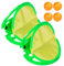 Hehuo Racket Pocket Catch Game, Racket Pocket Toy, Throw Catch Ball Game, Toss and Catch Ball Game Outdoor Toy, Parent-Child Interactive Educational Throwing Ball (Green*2)