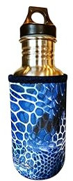 Koverz Water Bottle Sleeve, Neoprene Insulated Bottle Sleeve, Fits 16-18 Oz. 500 ml, Medium Size, Aquatint