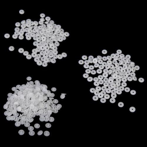 Druckknöpfe aus Kunstharz, T3/T5/T8, Weiß, für Regenmäntel, Bettbezüge und DIY-Projekte, 300 Sets