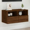 UJCHVHN Item-TV Meuble mural en bois d'ingénierie, centres de divertissement et supports TV Marron 60 x 30 x 30 cm