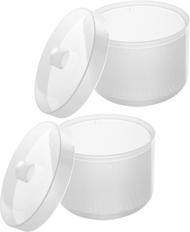 BESTYASH Desinfektionsbecher Für Nagelwerkzeuge 2-in-1 Weiß | Mit Filter, Hochtemperaturbeständig, Für Maniküre, Zahnmedizin, Nagelsalons