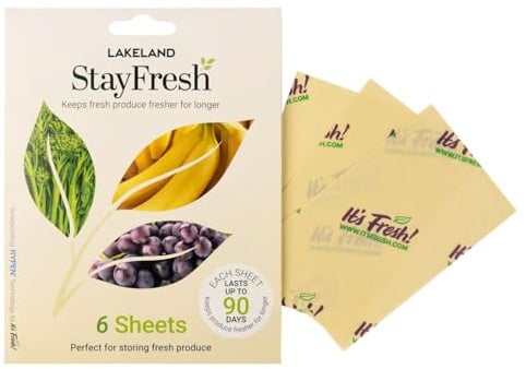 6 Lakeland Stayfresh Sheets Keeps Soft Fruit Fresher For Longer Each Sheet Lasts 90 Days