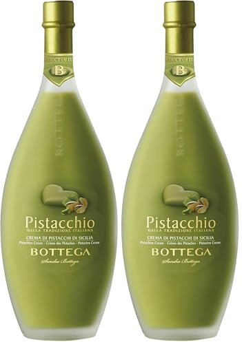 Bottega Crema di Liquore Vegan al Pistacchio - 500ml (Confezione da 2)