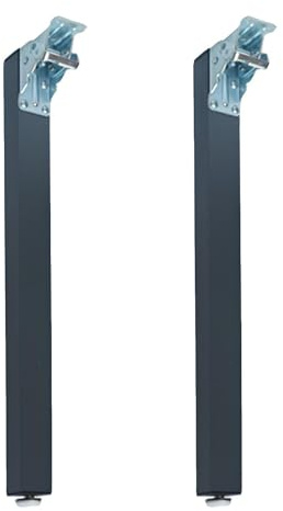 WATAOW Klappbare Tischbeine aus Metall | Faltbar Ersatzbeine für Möbel | Platzsparende Möbelfüße für Bartische DIY-Projekte wie Esstische Schreibtische Werkbänke(Gray,70cm/28in)