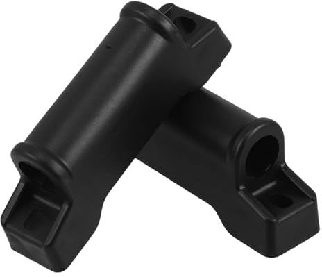 GAROZATION 2pcs Heavy Duty Plastic Footrest Sliders Replacement Parts for Gaming and Office Chairs, Sturdy Footrest Attachment with Versatile Compatibility for Home and Office Use