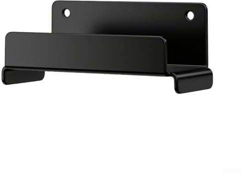 Schwerlast Leiterhaken Wandhalterung aus Kaltgewalztem Stahl mit Rostschutz, U-Form Sicherheitsdesign für Garage und Werkstatt, Platzsparende Aufbewahrung für Leitern und Werkzeug, Schwarz(1pc)