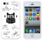 Bts Army And Signatures Weiß Iphone 5/5S Handy Hülle Schwarz,Schutzhülle,Telefon-Kasten Hülle