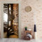 Stickerprofis Türtapete selbstklebend TürPoster - BIBLIOTHEK - 3D Türaufkleber Türfolie