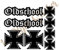 OLD SCHOOL Sticker SET IRON CROSS eiserners Kreuz Aufkleber Arme Armi Bundeswehr Vintage muscle car big block us v6 v8 gib neu stciker oldschool