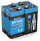 4 ANSMANN Lithium longlife Rauchmelder 9V Block Batterien - Premium Qualität für höhere Leistung, 9V Batterie ideal für Feuermelder, Bewegungsmelder, Alarmanlagen & Kohlenmonoxid Warnmelder