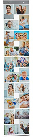 itsisa Fotovorhang für 20 Fotos - Bilder, Postkarten o.ä., Bildervorhang, Fotohalter, Fotoleiter