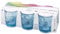 PASABAHCE 496187 Space Lot de 6 verres, verre, bleu, 25,5 Cl