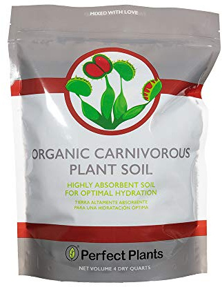 Perfect Plants Carnivorous Plant Soil, 4 qt, Venus Fly Trap Potting Mix