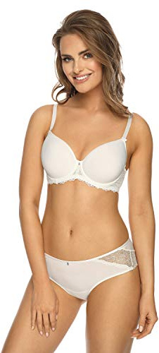 VIANIA! Bügel-BH 204461 Leni gemoldete Spacercups schmale Träger Farbe Champagner, Größe:85, Cup:F
